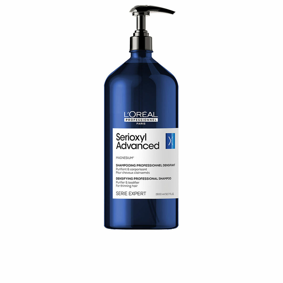 Fortykningsshampoo L'Oreal Professionnel Paris Serioxyl Advanced 1,5 L 1,5 L shampooflaske