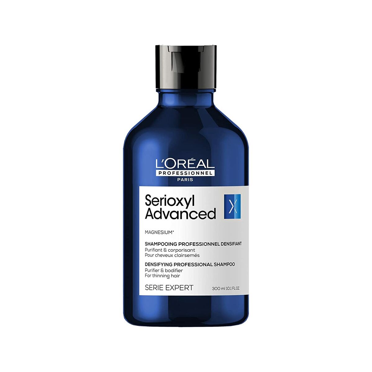 Fortykningsshampoo L'Oreal Professionnel Paris Serioxyl Advanced 300 ml til kvinder shampooflaske