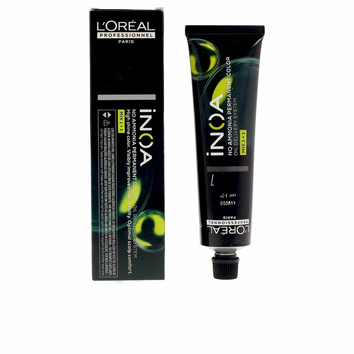 Permanent Dye L'Oreal Professionnel Paris Inoa Nº 7 60 g til Dame produktemballage
