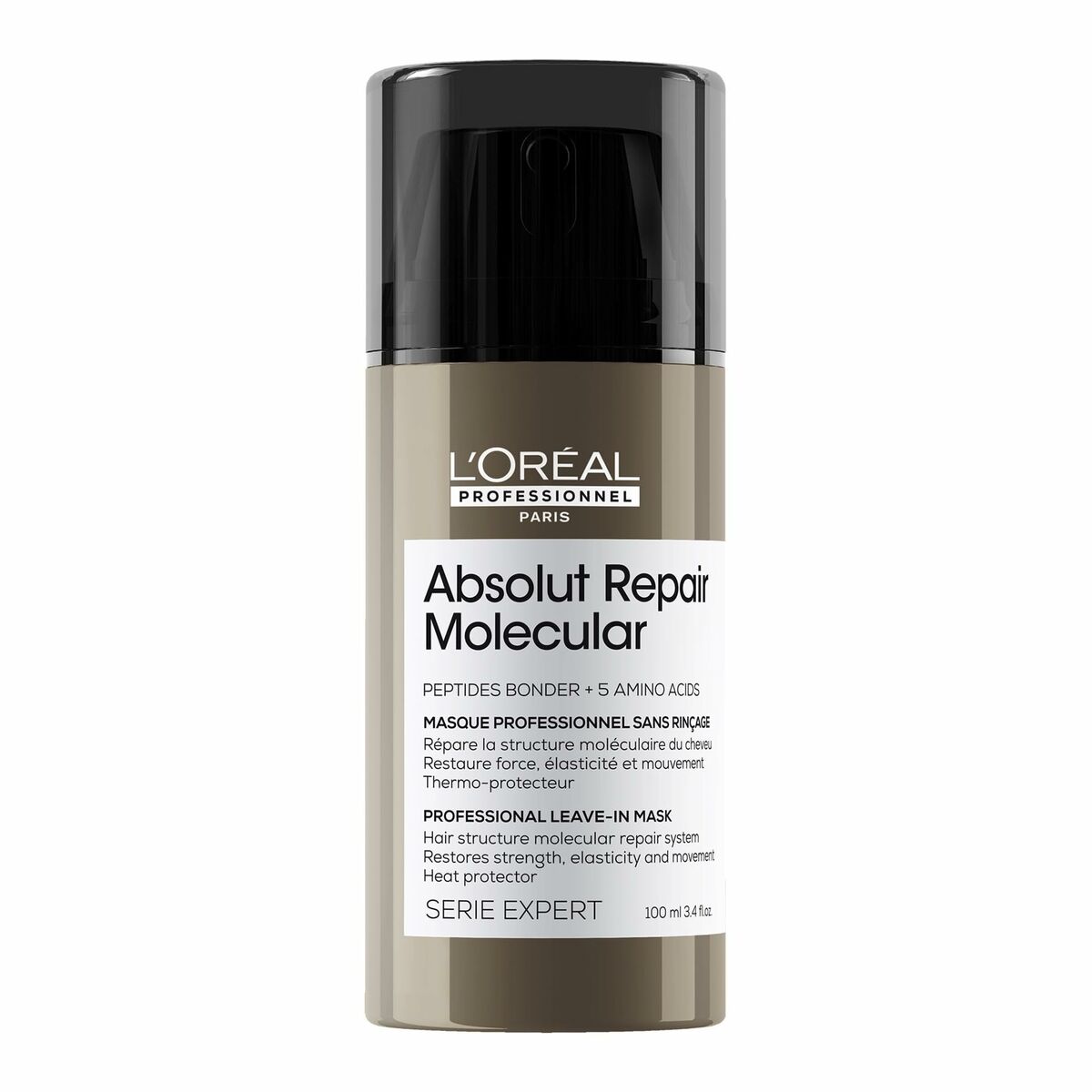 Hårmaske uden Clarifier L'Oreal Professionnel Paris Absolut Repair Molecular 100 ml Repair Complex hårmaske emballage