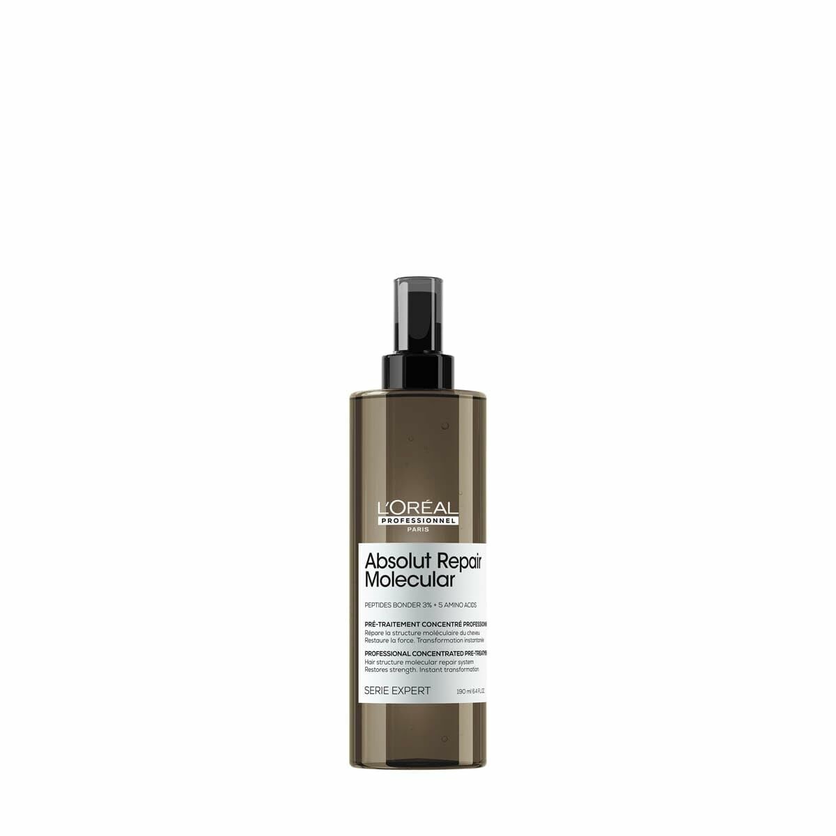 Sprayreparatør L'Oreal Professionnel Paris Absolut Repair Molecular 190 ml Emballage med beskadiget hår