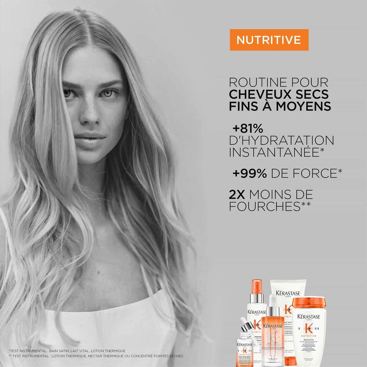 Hår Serum Kerastase Nutritive 50 ml serumflaske