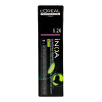 Permanent farvestof L'Oreal Professionnel Paris INOA 60 g Nº 5,26 til kvinder produktemballage