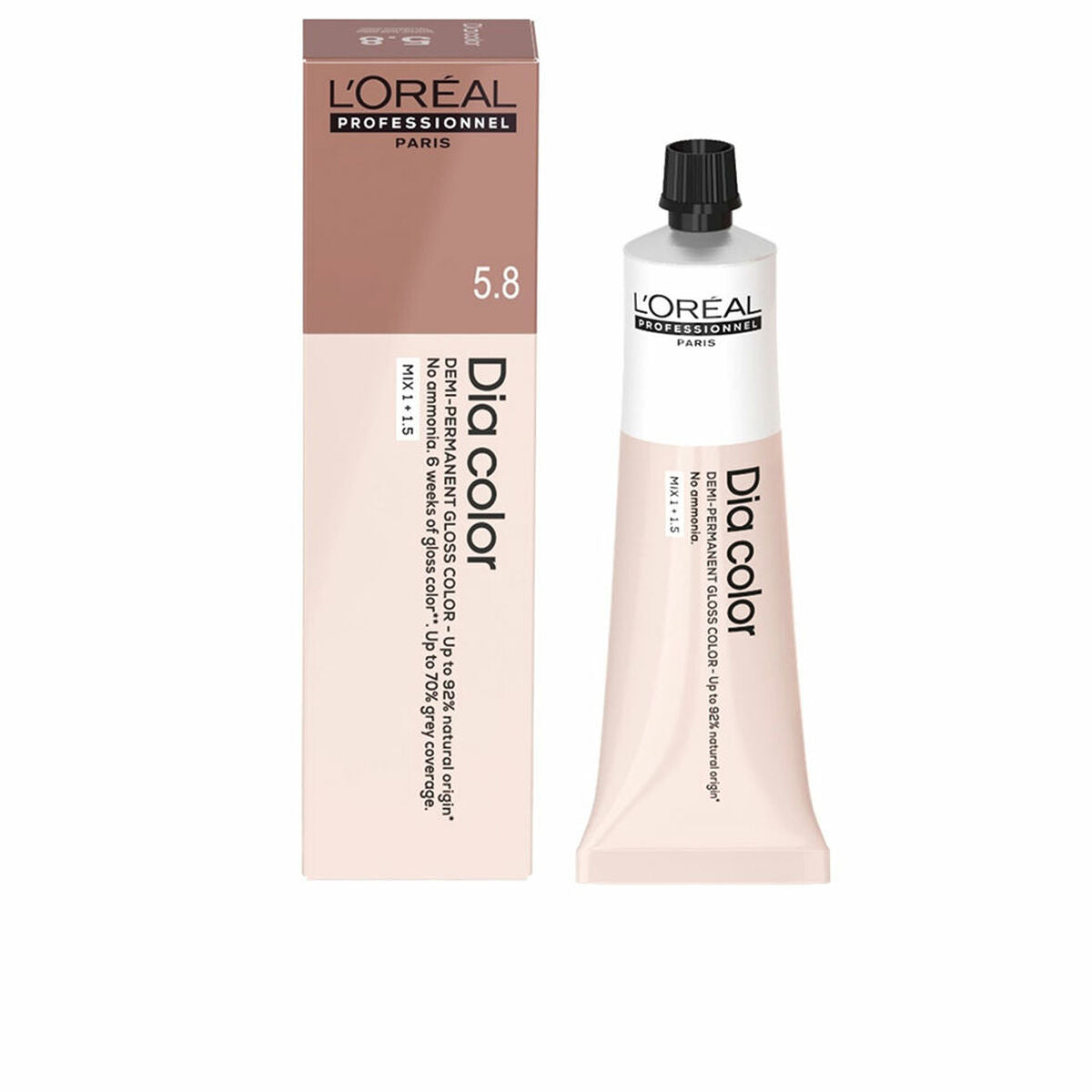 Semi-permanent farvestof L'Oreal Professionnel Paris DIA COLOR Nº 7 60 ml til Dame produktemballage