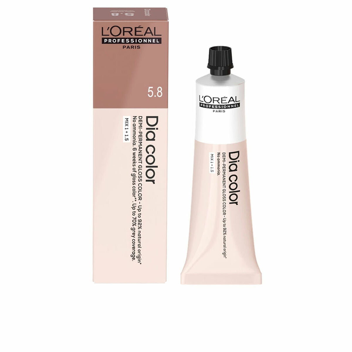Semi-permanent farvestof L'Oreal Professionnel Paris DIA COLOR Nº 4,62 60 ml produktemballage