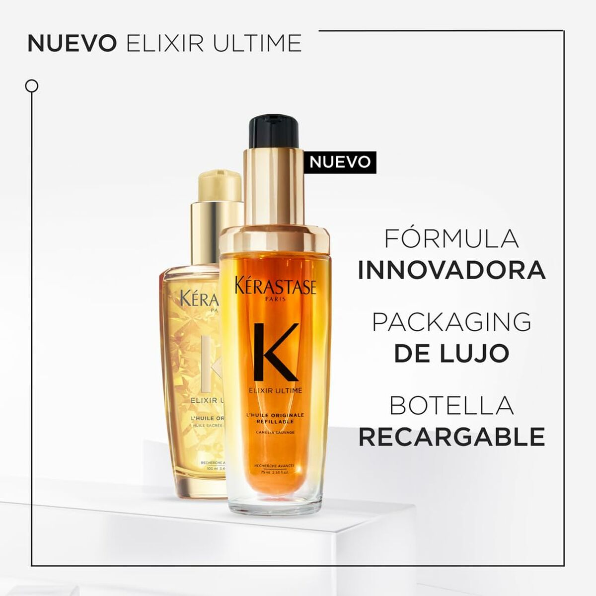 Hårolie Kerastase ELIXIR ULTIME 75 ml til kvinder produktemballage