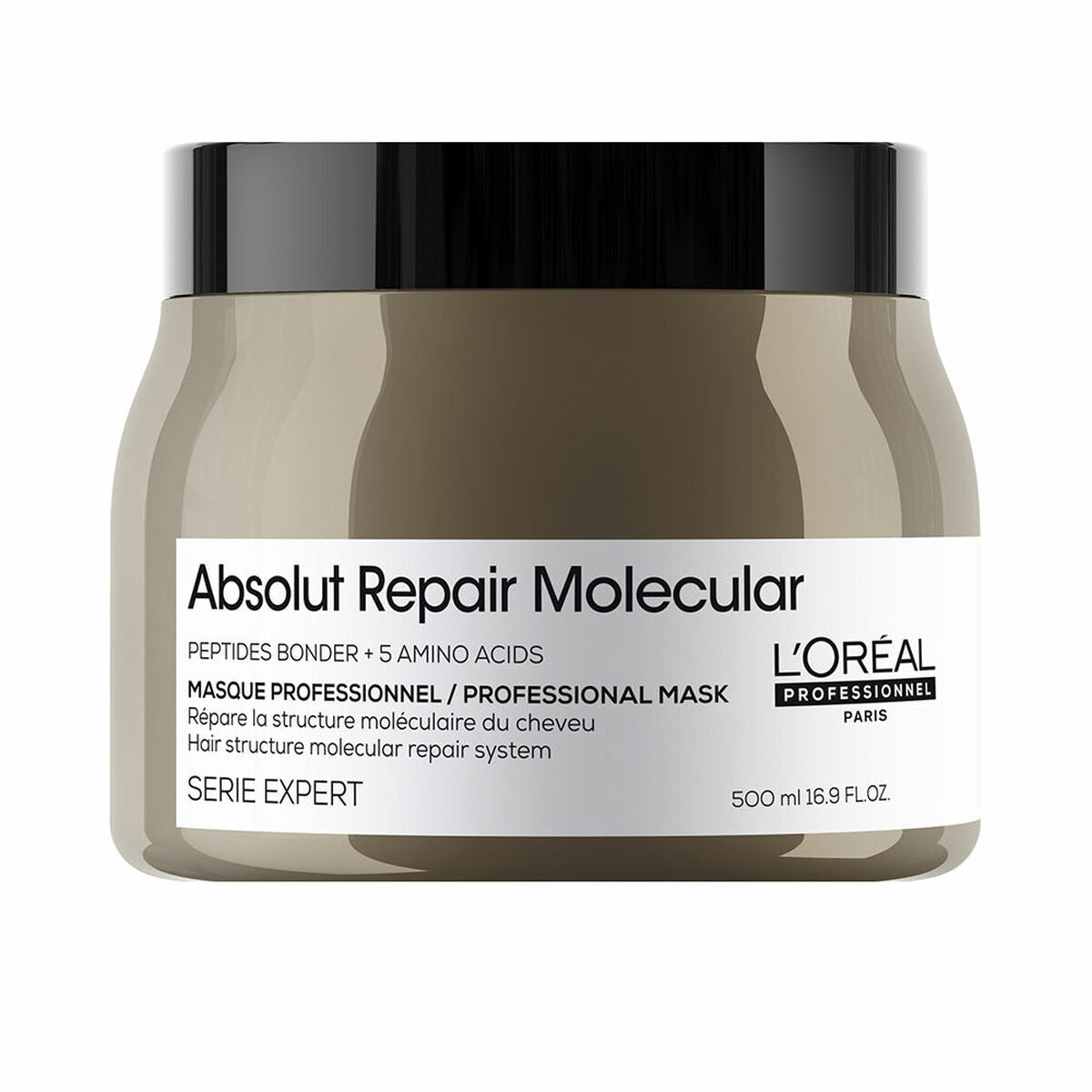 Hårmaske L'Oreal Professionnel Paris ABSOLUT REPAIR MOLECULAR 500 ml hårmaske emballage