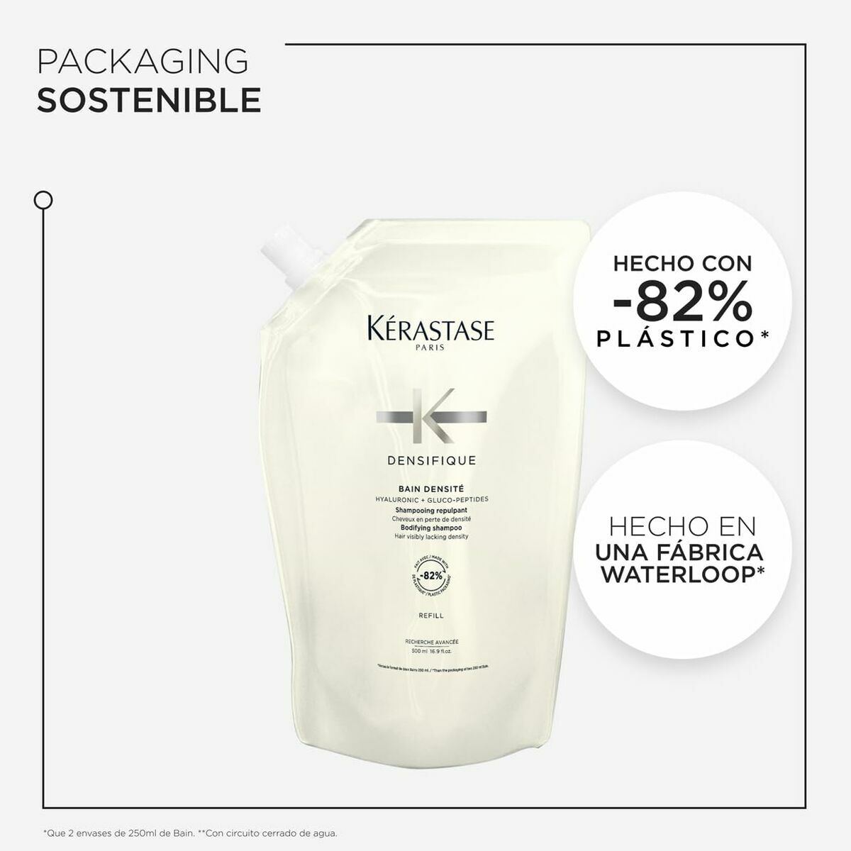 Shampoo Kerastase DENSIFIQUE 500 ml til kvinder shampooflaske