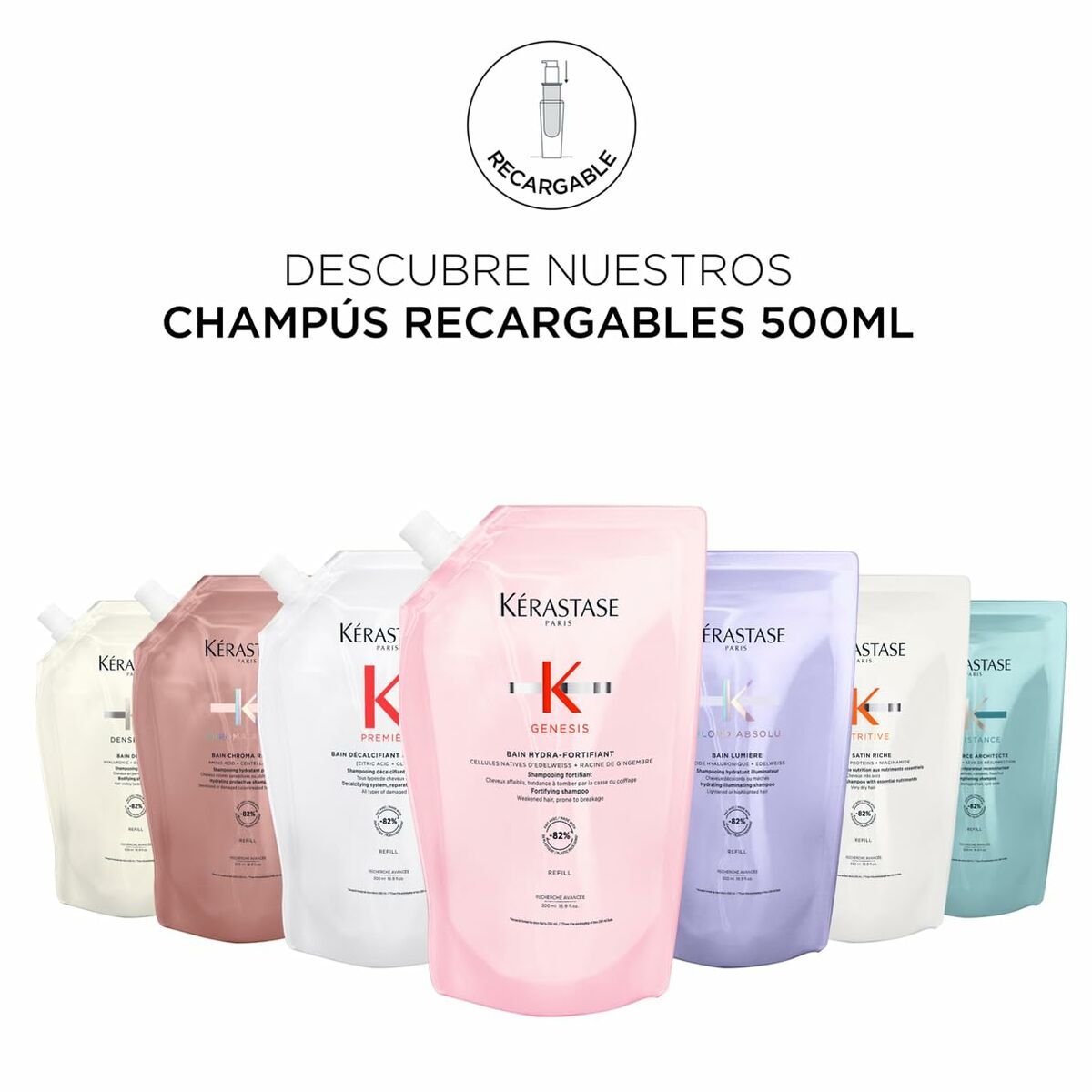 Shampoo Kerastase CHROMA ABSOLU 500 ml til kvinder shampooflaske