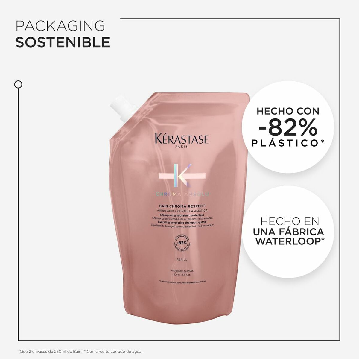 Shampoo Kerastase CHROMA ABSOLU 500 ml til kvinder shampooflaske