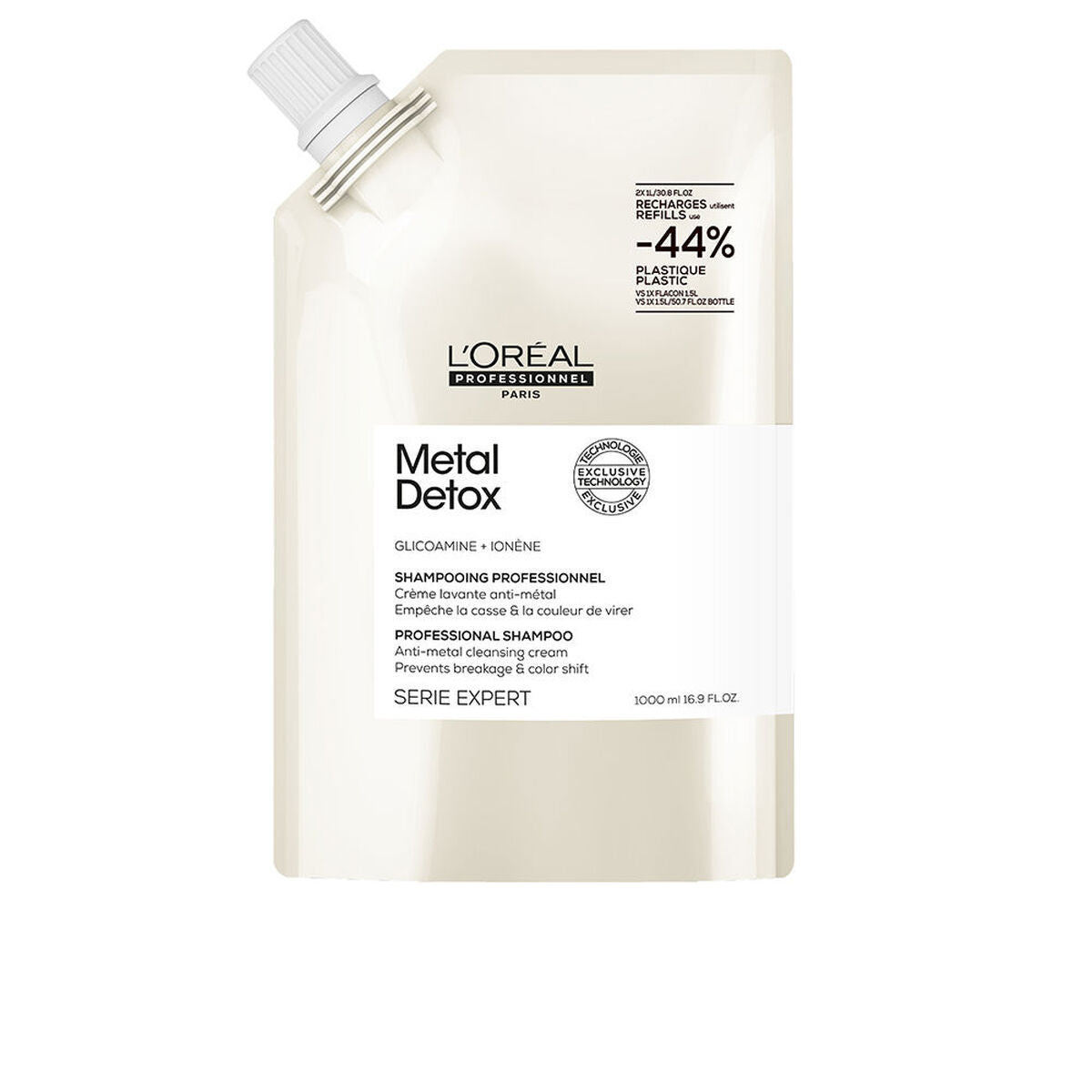 Shampoo L'Oreal Professionnel Paris METAL DETOX 1 L shampooflaske