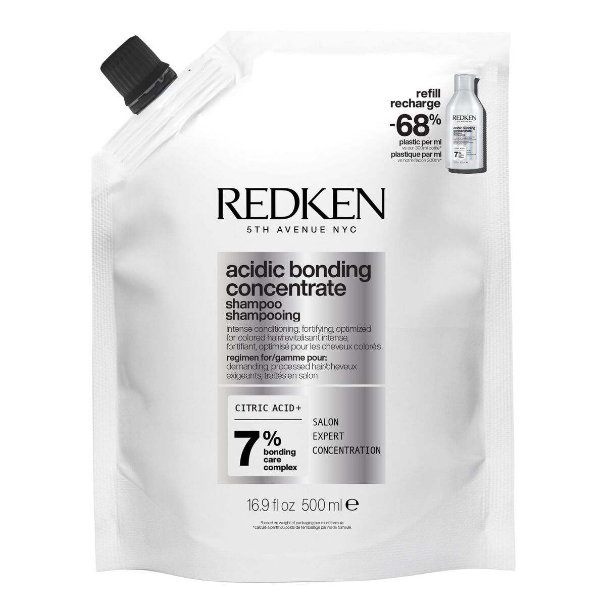 Shampoo Redken ACIDIC BONDING CONCENTRATE 500 ml shampooflaske