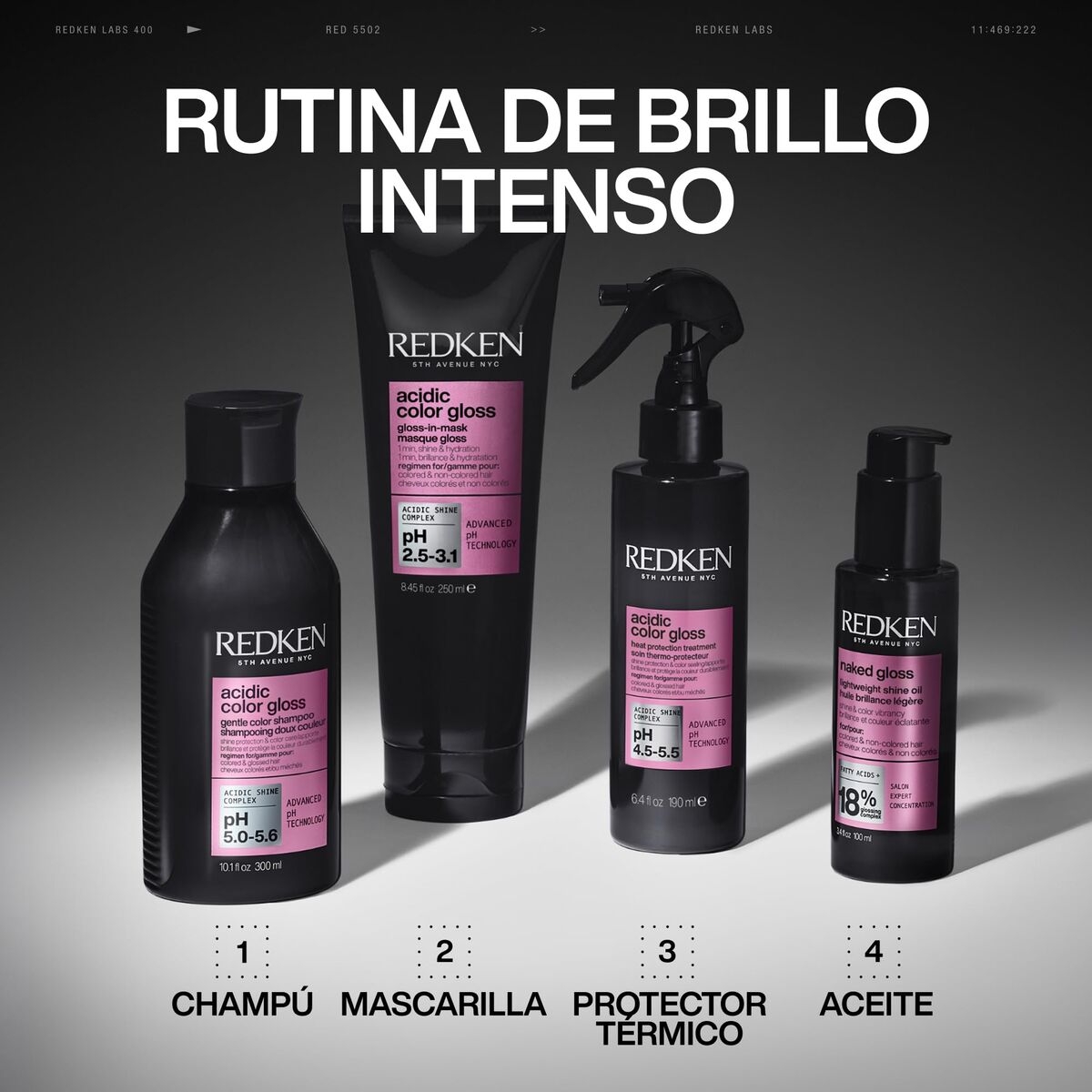 Hårmaske Redken ACIDIC COLOR GLOSS 250 ml hårmaske emballage