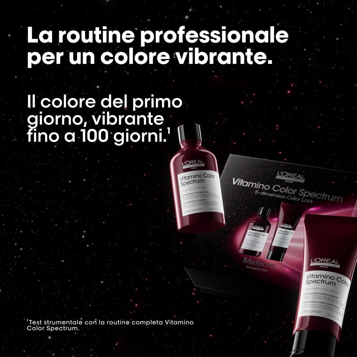 Hårdressingssæt L'Oreal Professionnel Paris VITAMINO FARVESPEKTRUM 2 stk. produktemballage