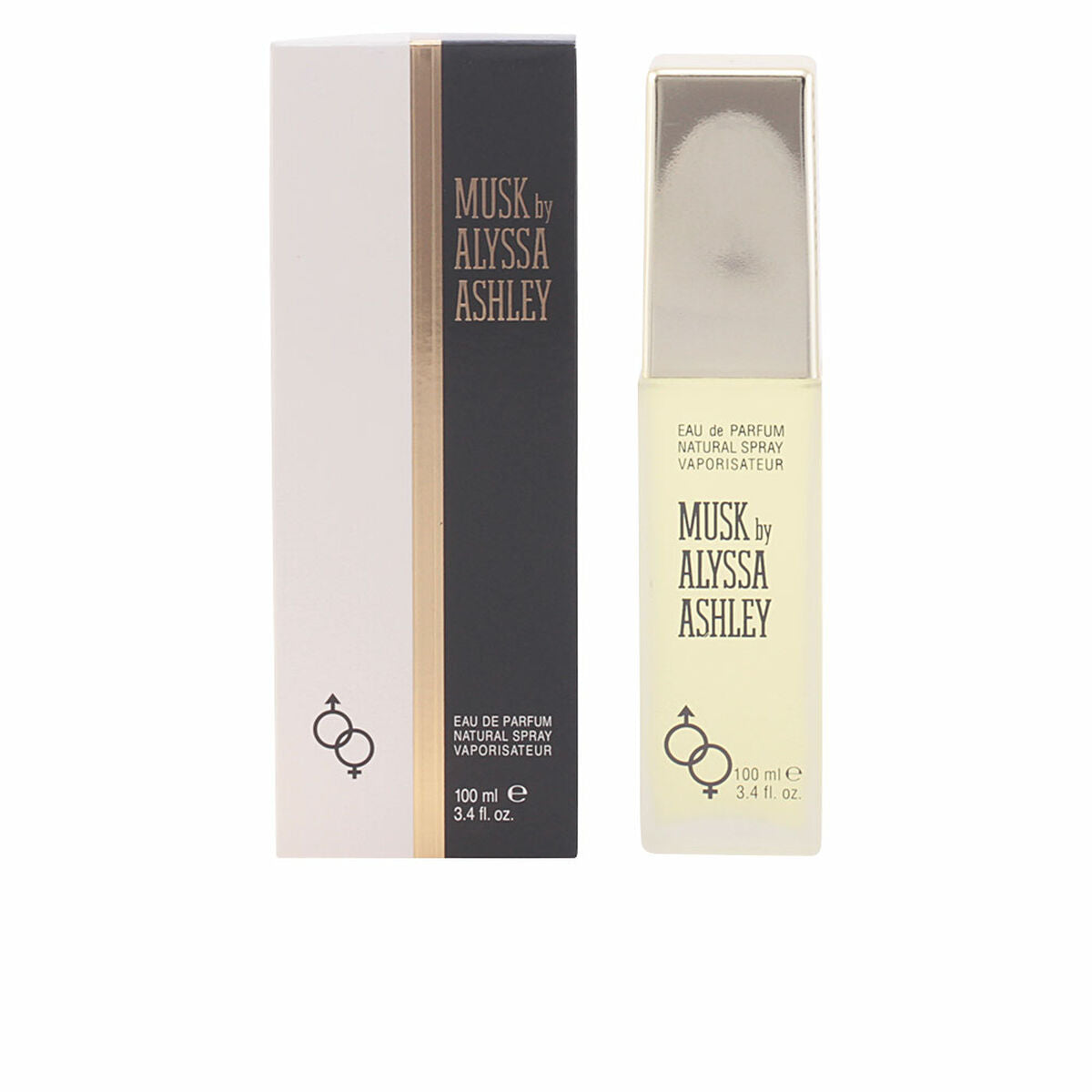 Unisex parfume Alyssa Ashley EDP 100 ml moskusflaske