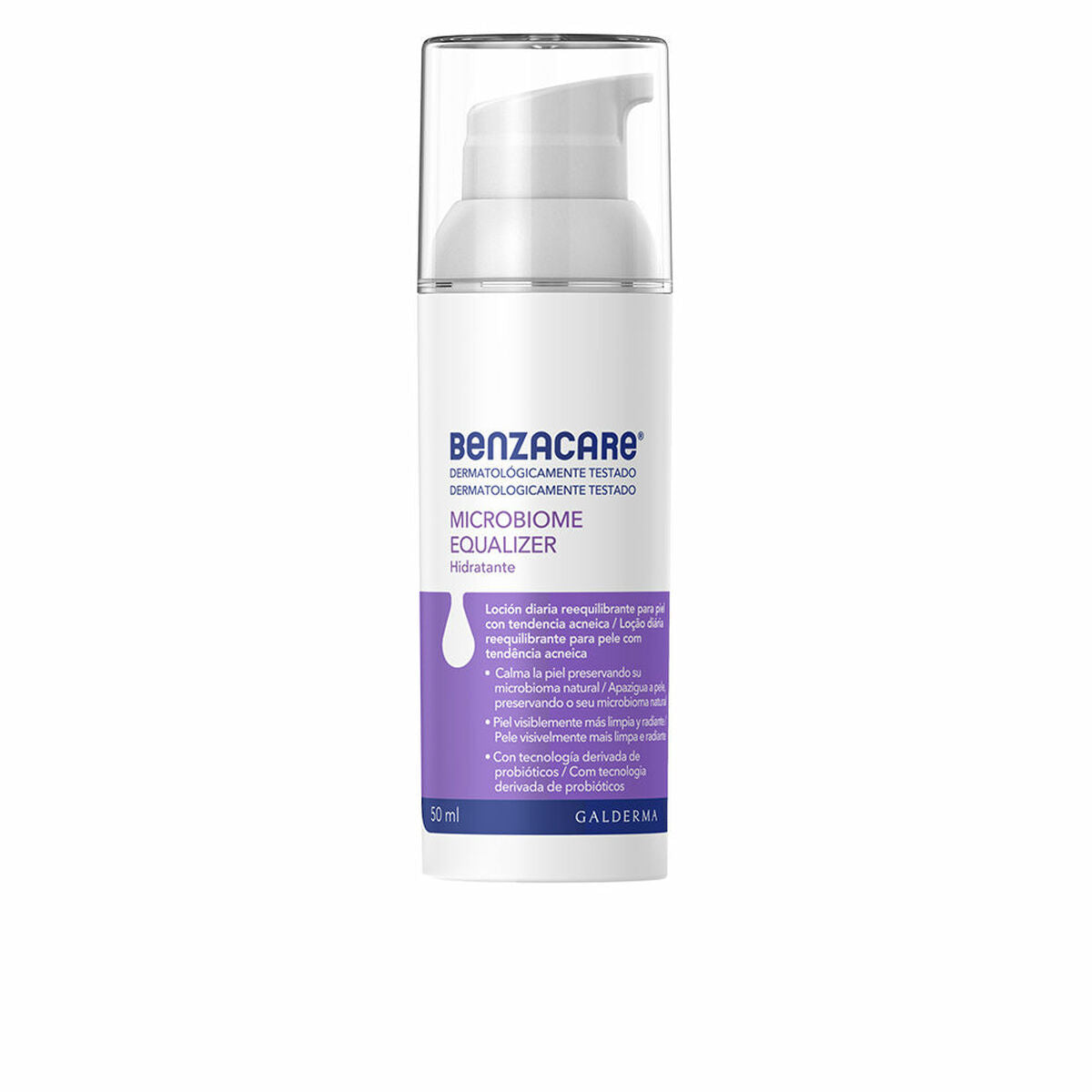 Ansigtscreme Benzacare MICROBIOME EQUALIZER 50 ml hudplejeemballage