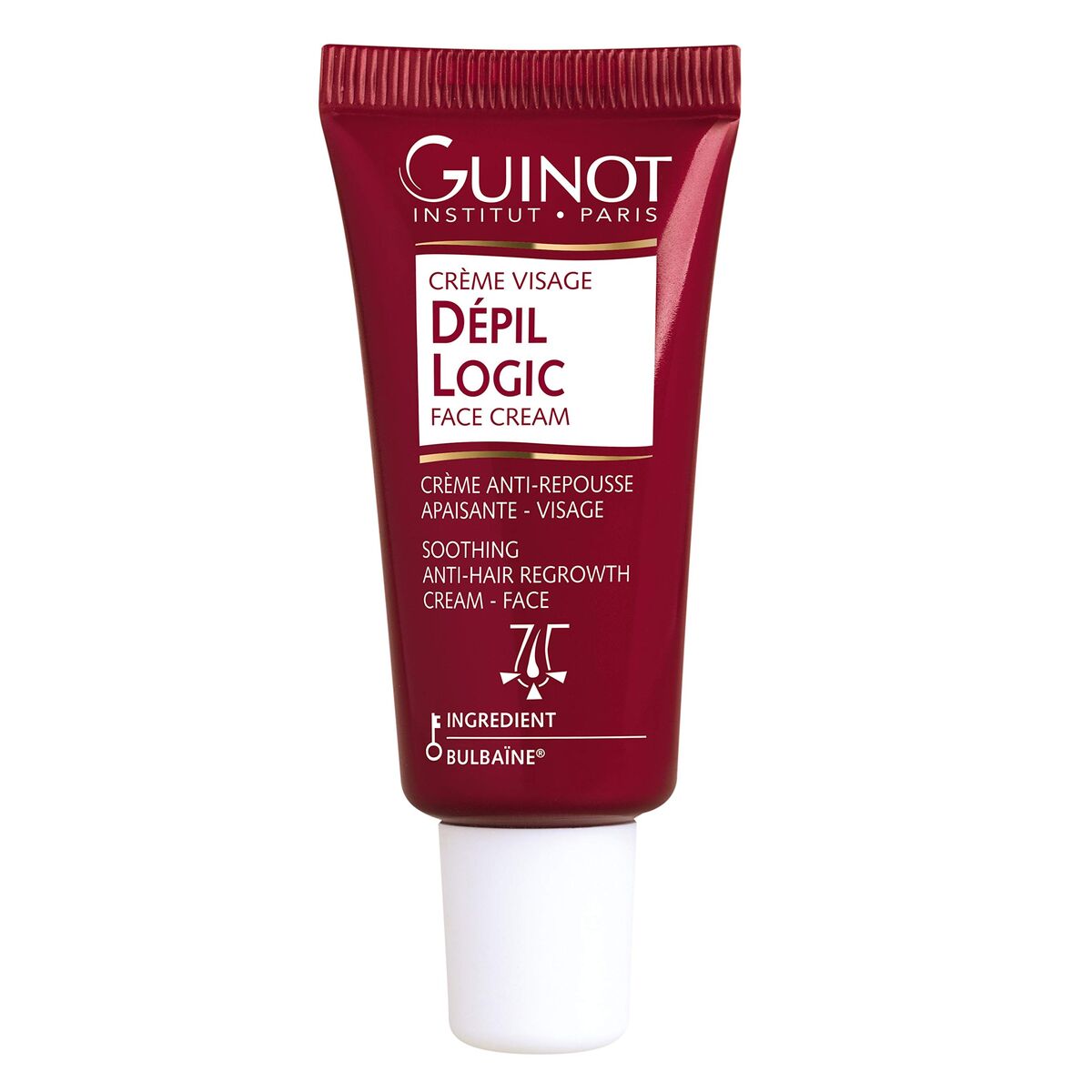 Ansigtscreme Guinot Dépil Logic 15 ml til kvinder hudpleje emballage