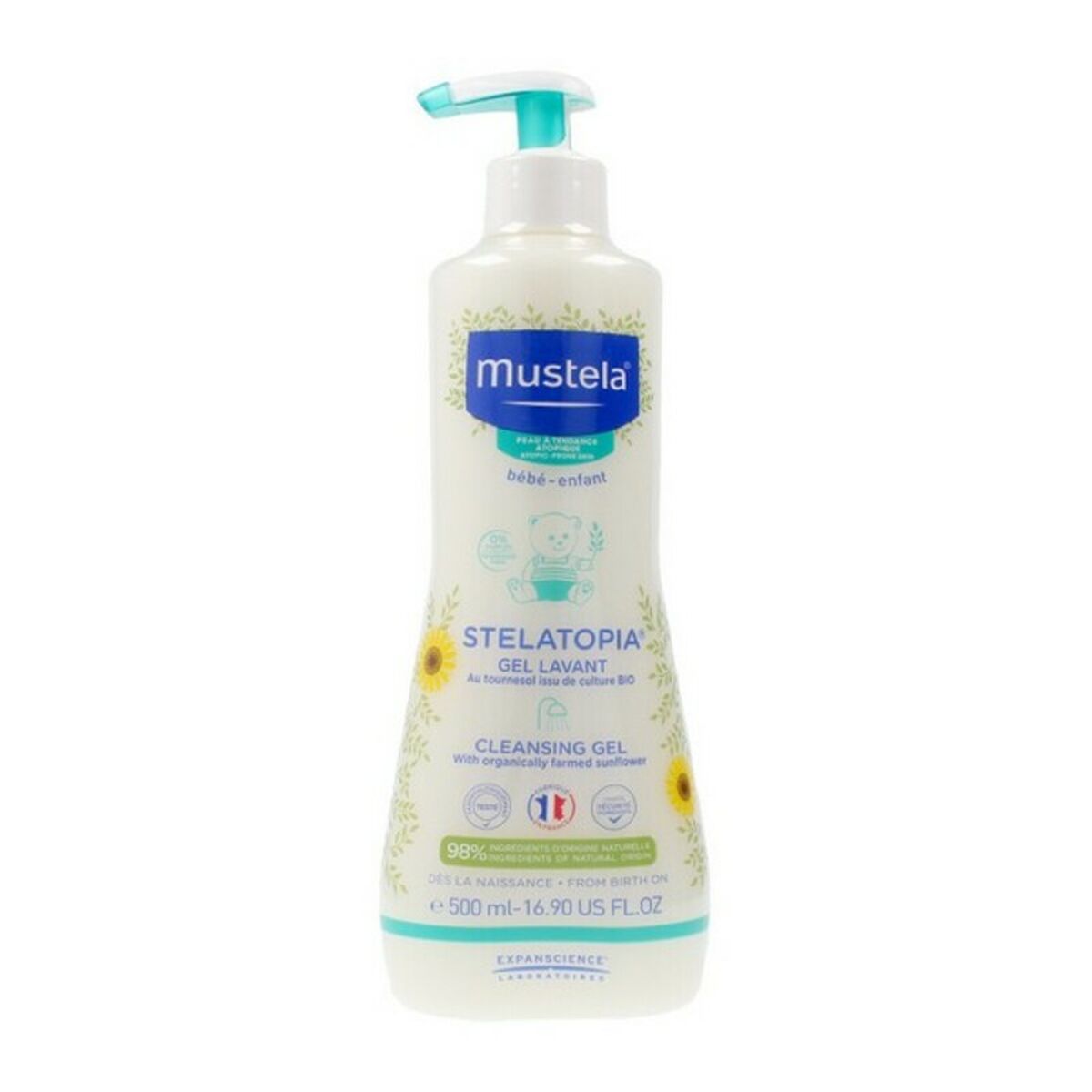 Bath Gel Stelatopia Mustela hudplejeemballage