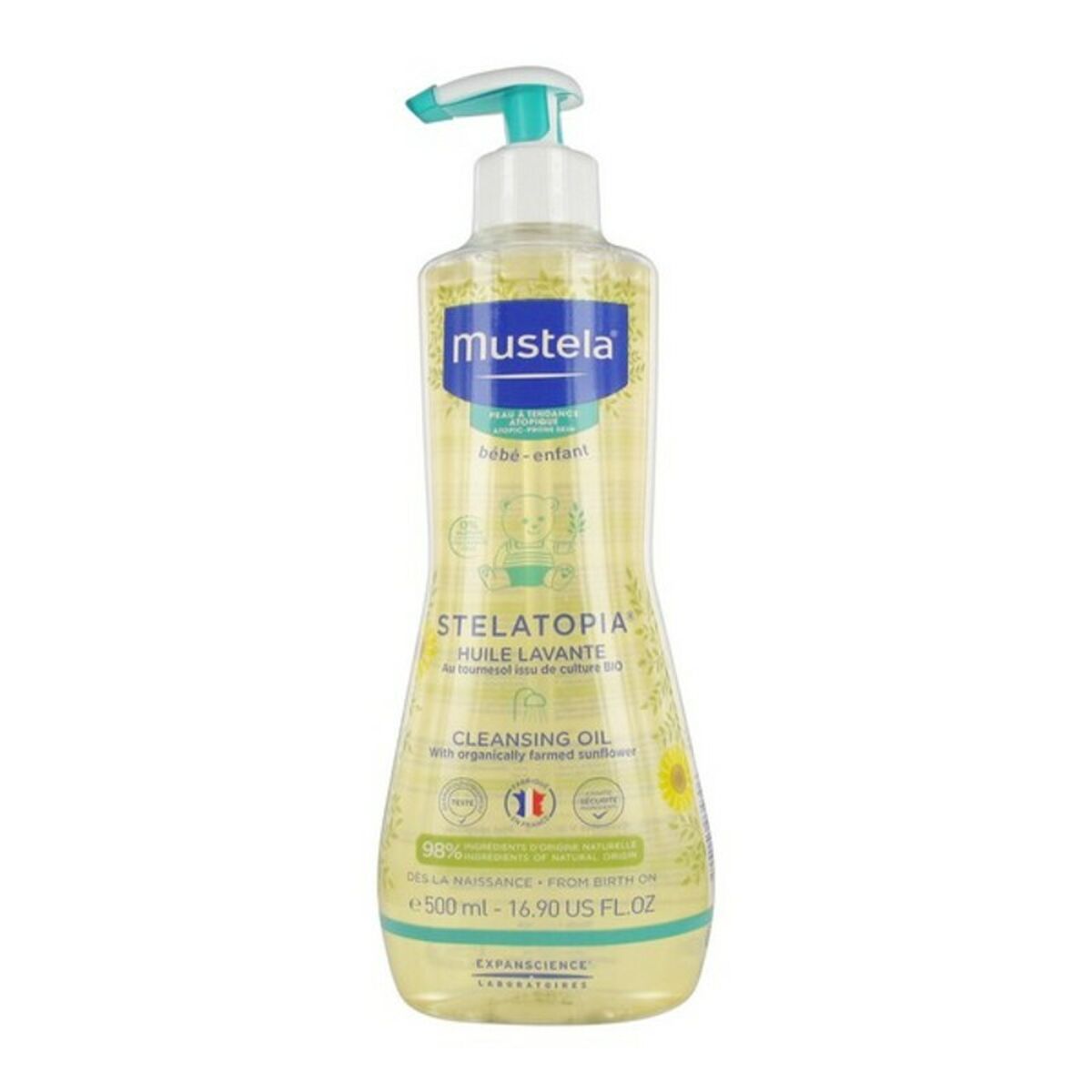 Bath Gel Mustela LE4306 500 ml hudplejeemballage