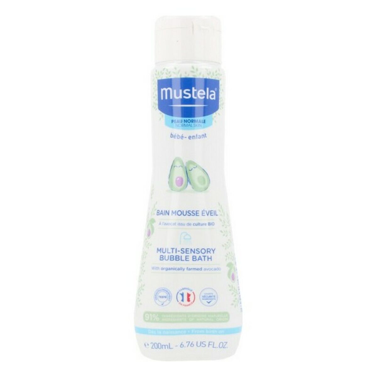Shower Gel Mustela R056221 200 ml hudplejeemballage