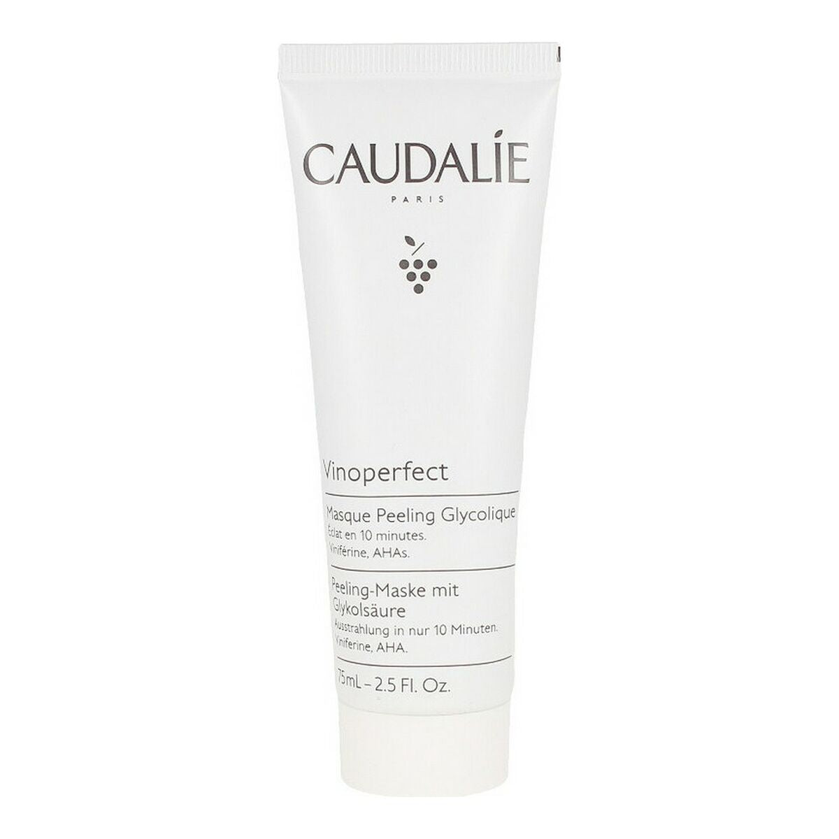 Glycolic Peeling Mask Caudalie Masque Peeling 75 ml til kvinder maske emballage