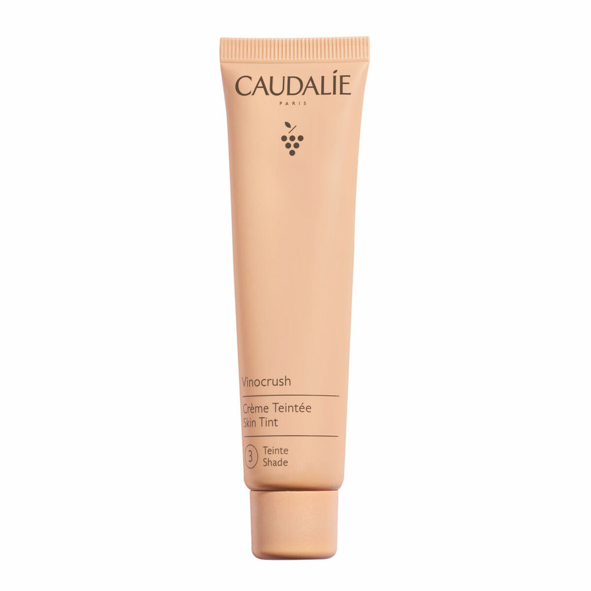 Fugtgivende creme med farve Caudalie VINOCRUSH Nº 3 30 ml til kvinder hudpleje emballage