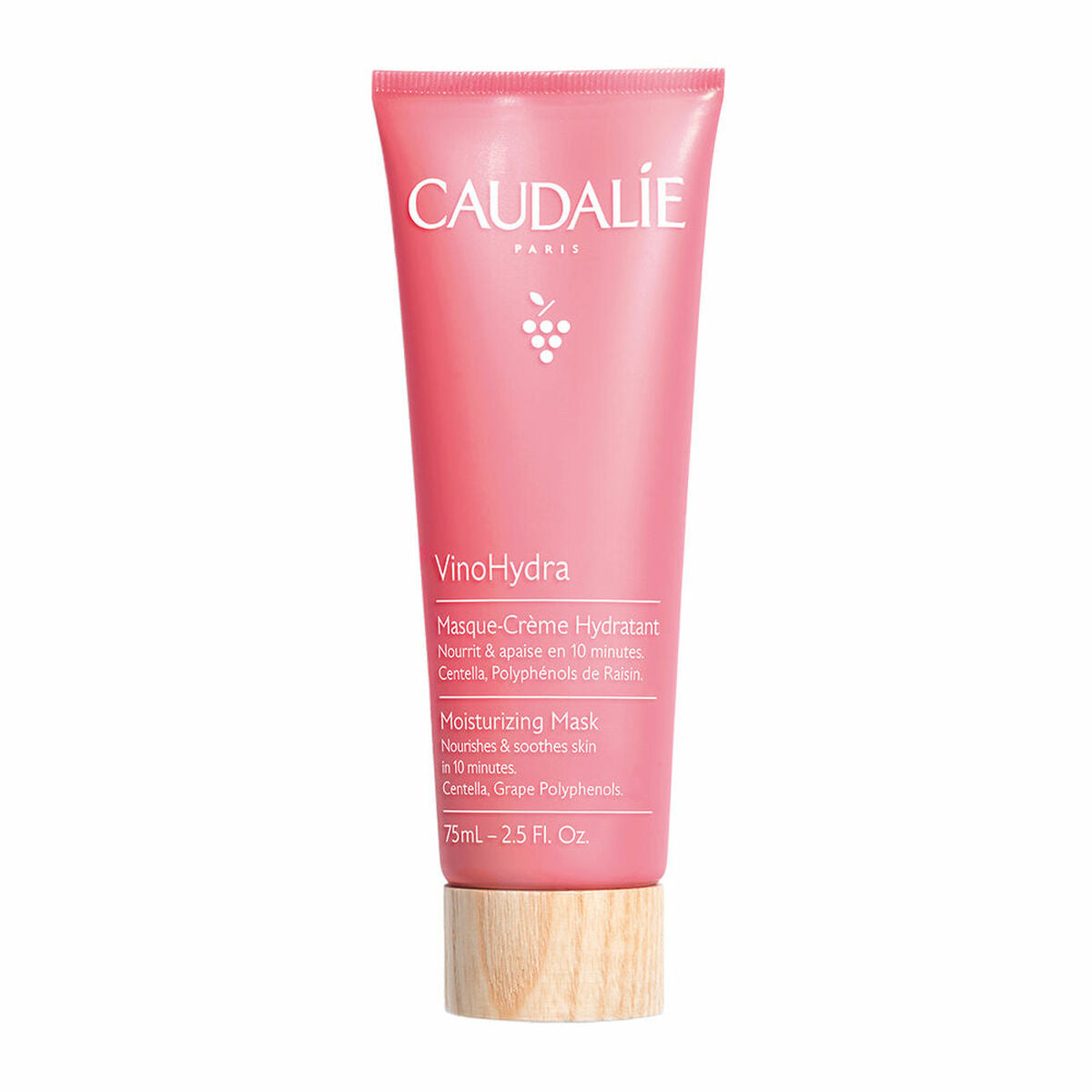 Fugtgivende ansigtsmaske Caudalie VINOHYDRA 75 ml maskeemballage