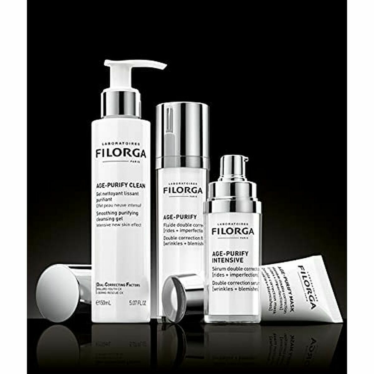 Ansigtskorrektor Filorga Fluido 50 ml til kvinder produktemballage