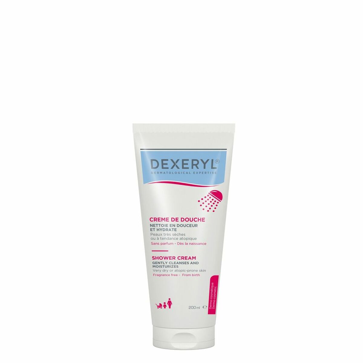 Shower Gel Dexeryl SHOWER 200 ml hudplejeemballage