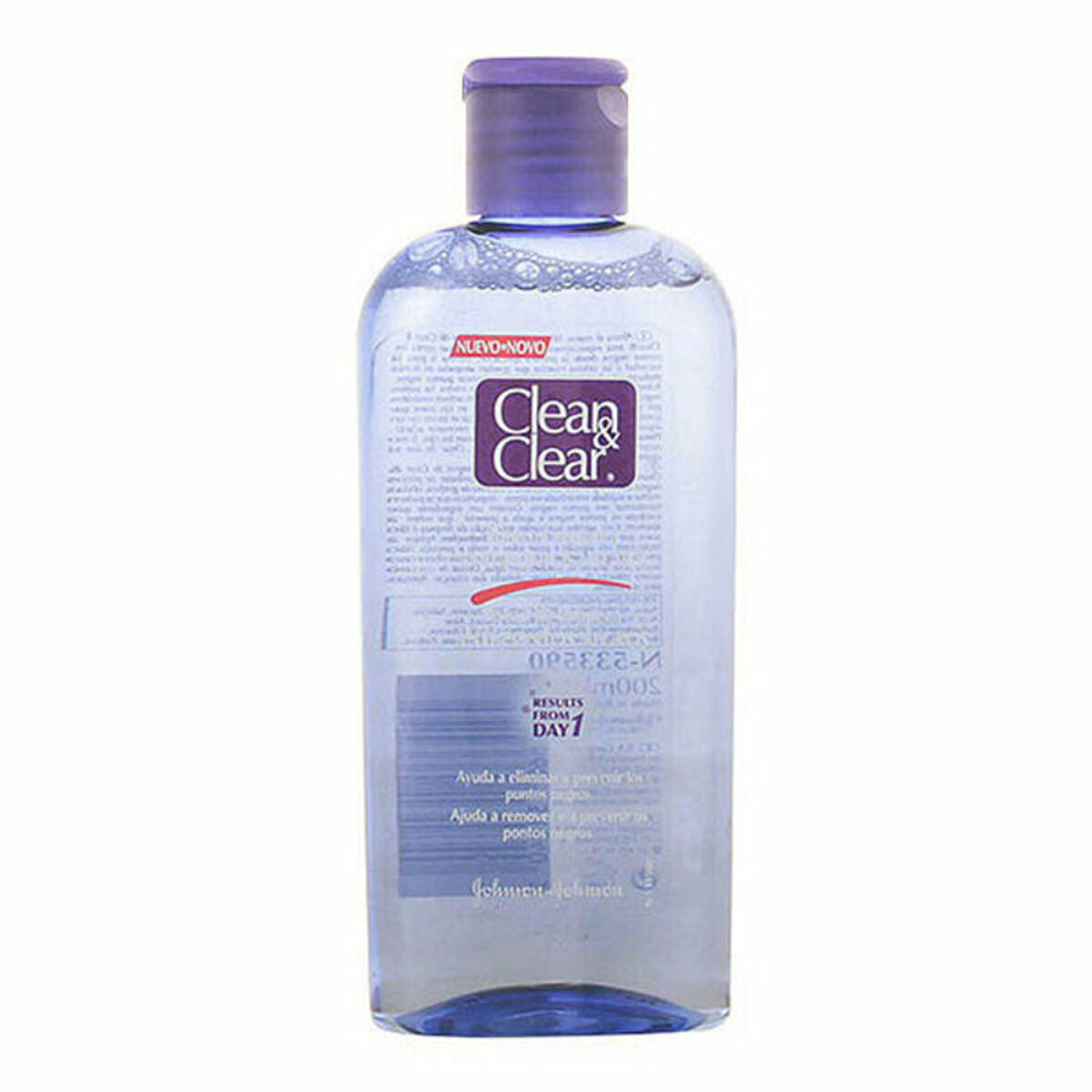 Facial Toner Blackheads Clean & Clear 200 ml hudplejeemballage