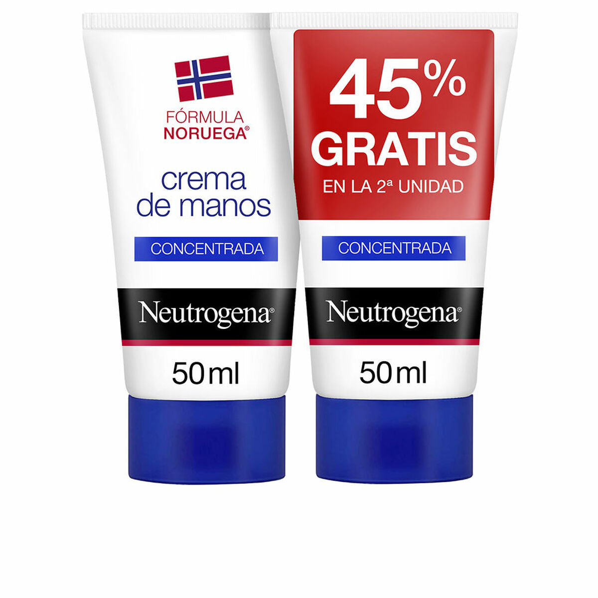 Håndcreme Neutrogena Crema De Manos Concentrada Lote 50 ml Koncentreret hudplejeemballage