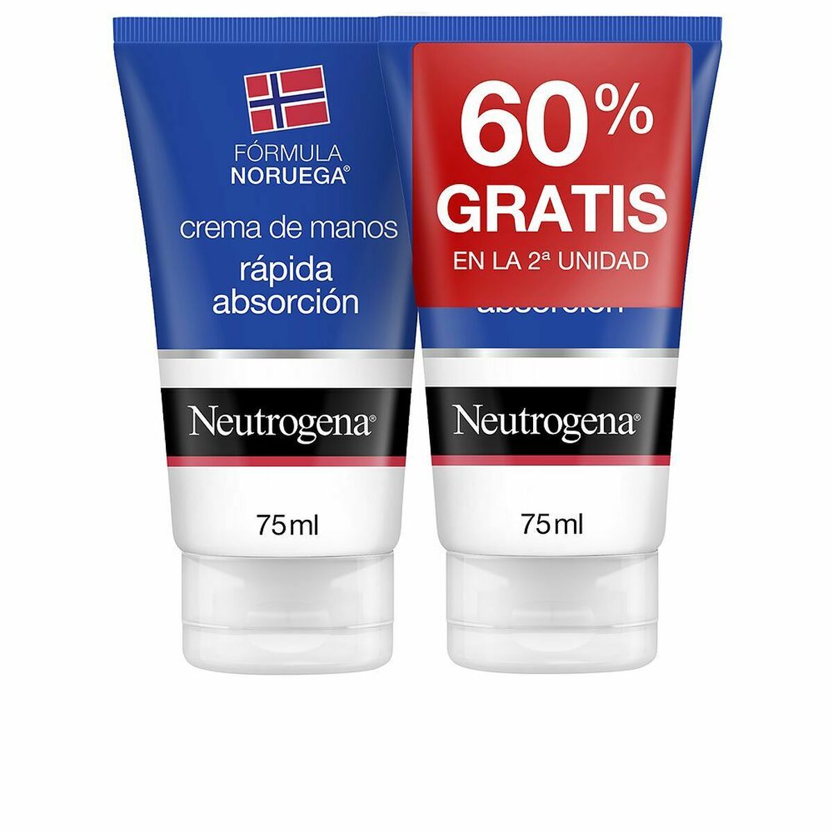 Håndcreme Neutrogena Crema De Manos Rápida Absorción 75 ml Absorption øjeblikkelig hudplejeemballage