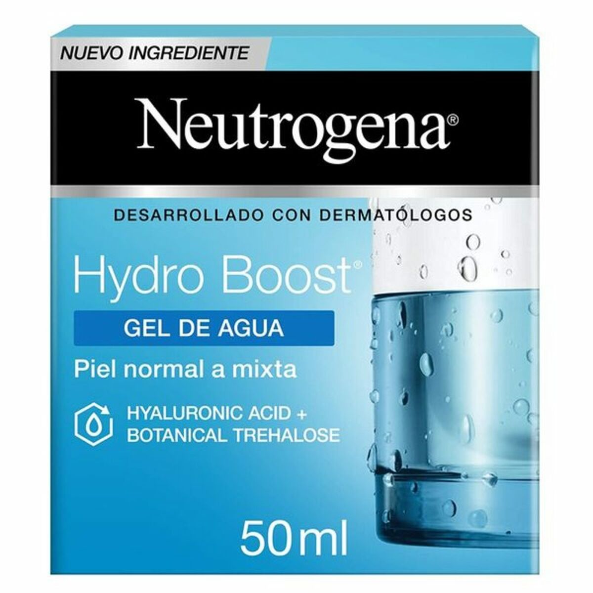 Ansigtscreme Neutrogena Hydro Boost 50 ml hudplejeemballage
