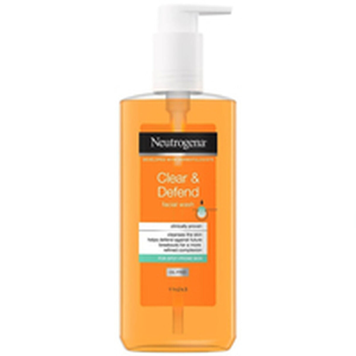 Ansigtsrensegel Neutrogena GRANITOS PERSISTENTES 200 ml hudplejeemballage