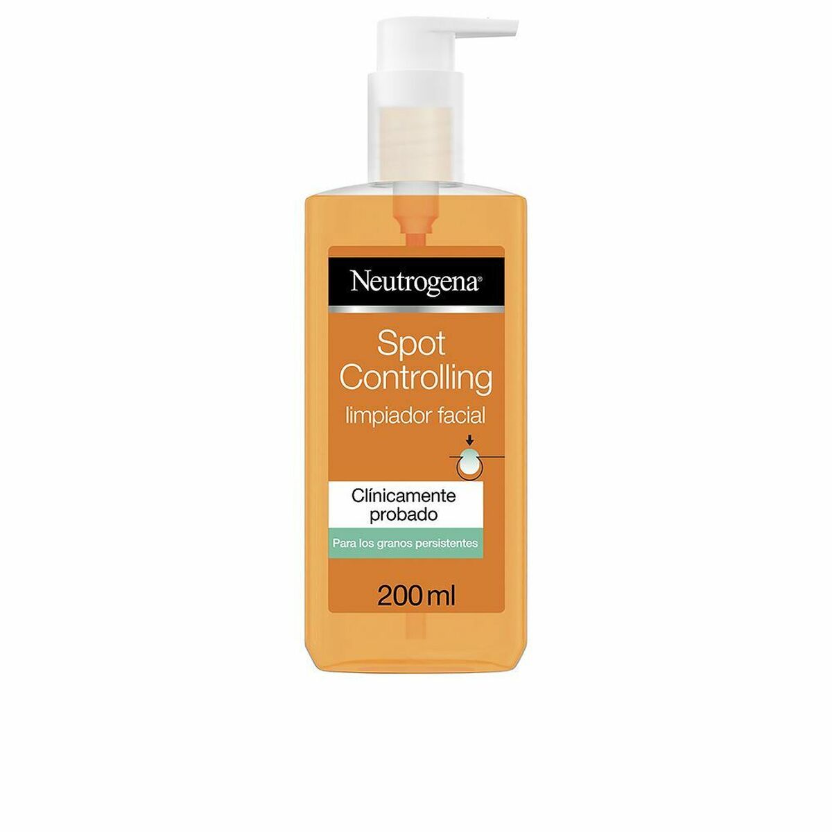 Ansigtsrensegel Neutrogena Granitos Persistentes 200 ml hudplejeemballage