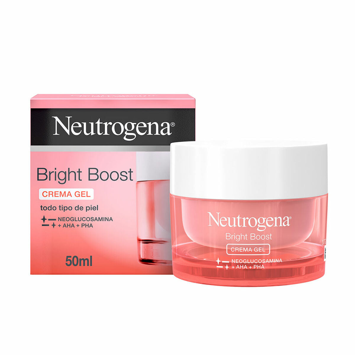 Ansigtscreme Neutrogena Bright Boost 50 ml Highlighter til kvinders hudplejeemballage