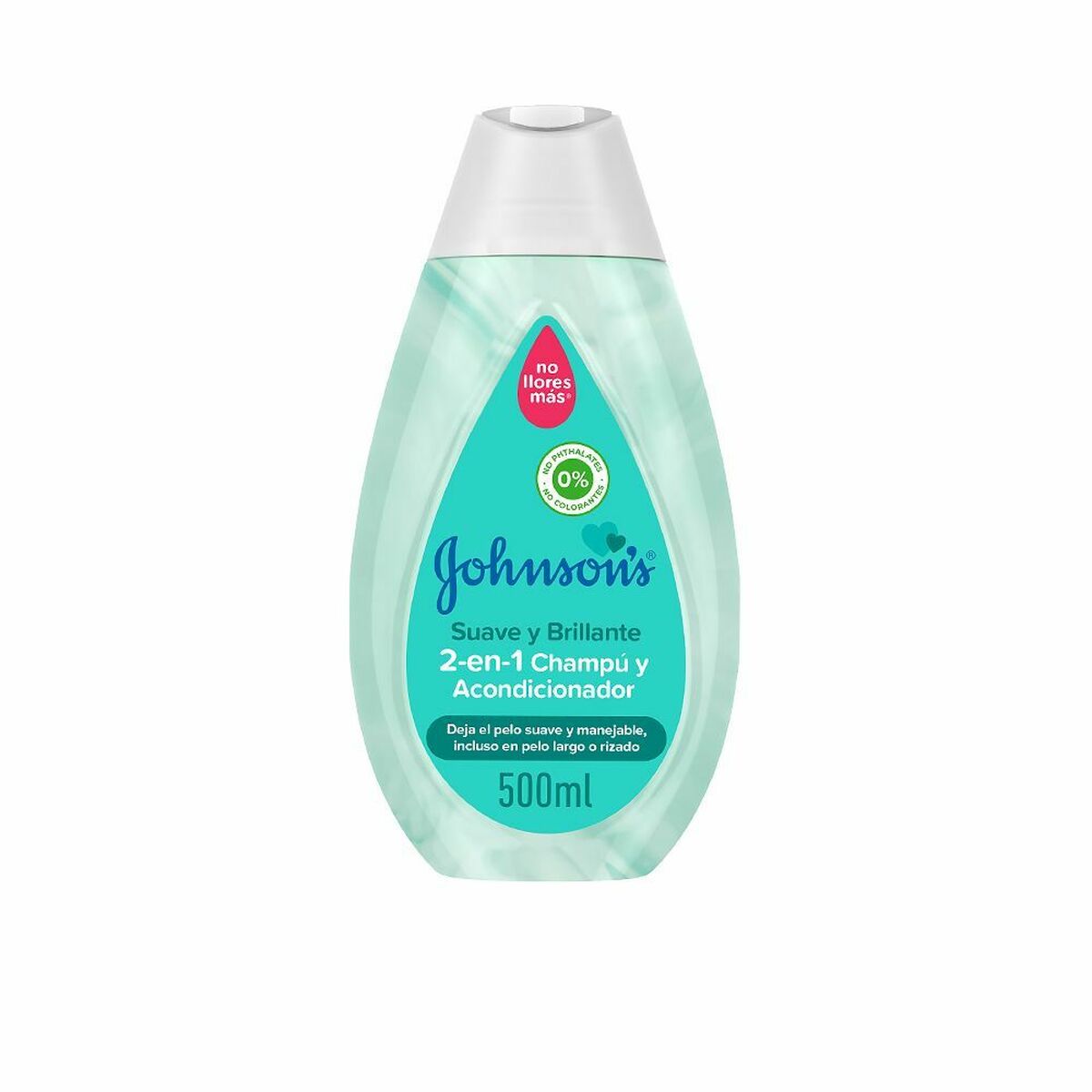 2-i-1 shampoo og balsam Johnsons 500 ml shampooflaske