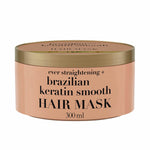 Hårmaske OGX BRAZILIAN KERATIN OGX 300 ml til kvinder hårmaske emballage