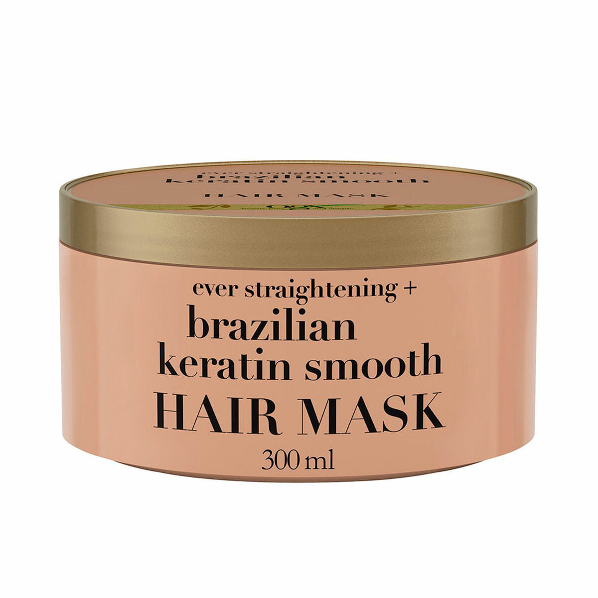 Hårmaske OGX BRAZILIAN KERATIN OGX 300 ml til kvinder hårmaske emballage