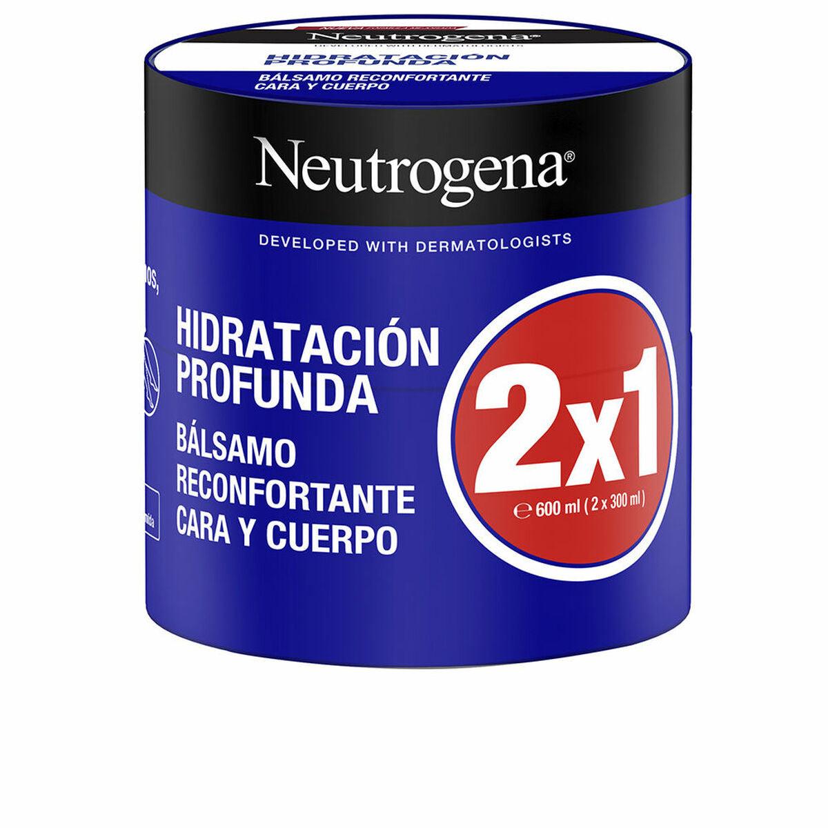 Fugtgivende kropsbalsam Neutrogena HIDRATACIÓN PROFUNDA 300 ml 300 ml x 2 hudplejeemballage