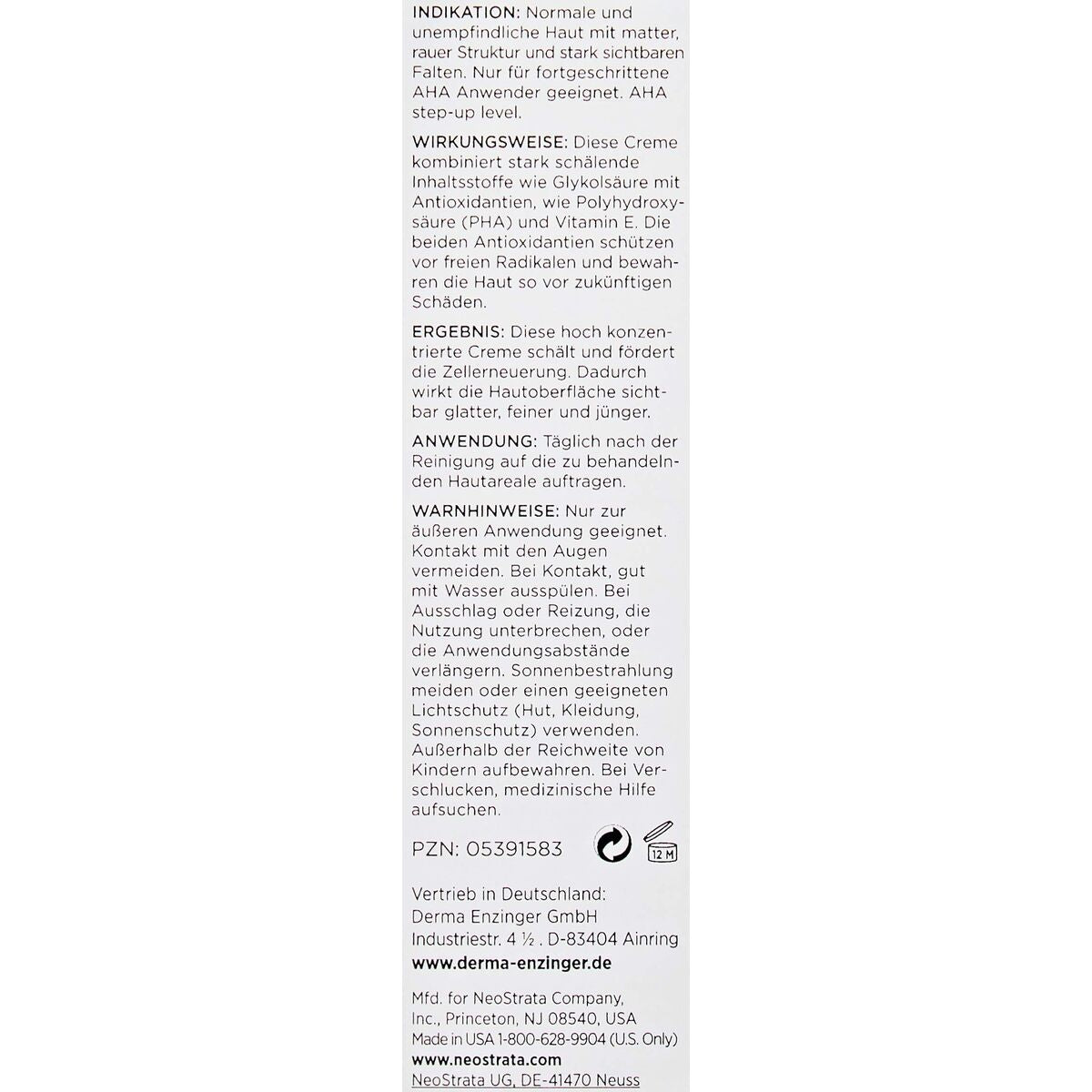 Ansigtscreme Neostrata RESURFACE 30 ml hudplejeemballage