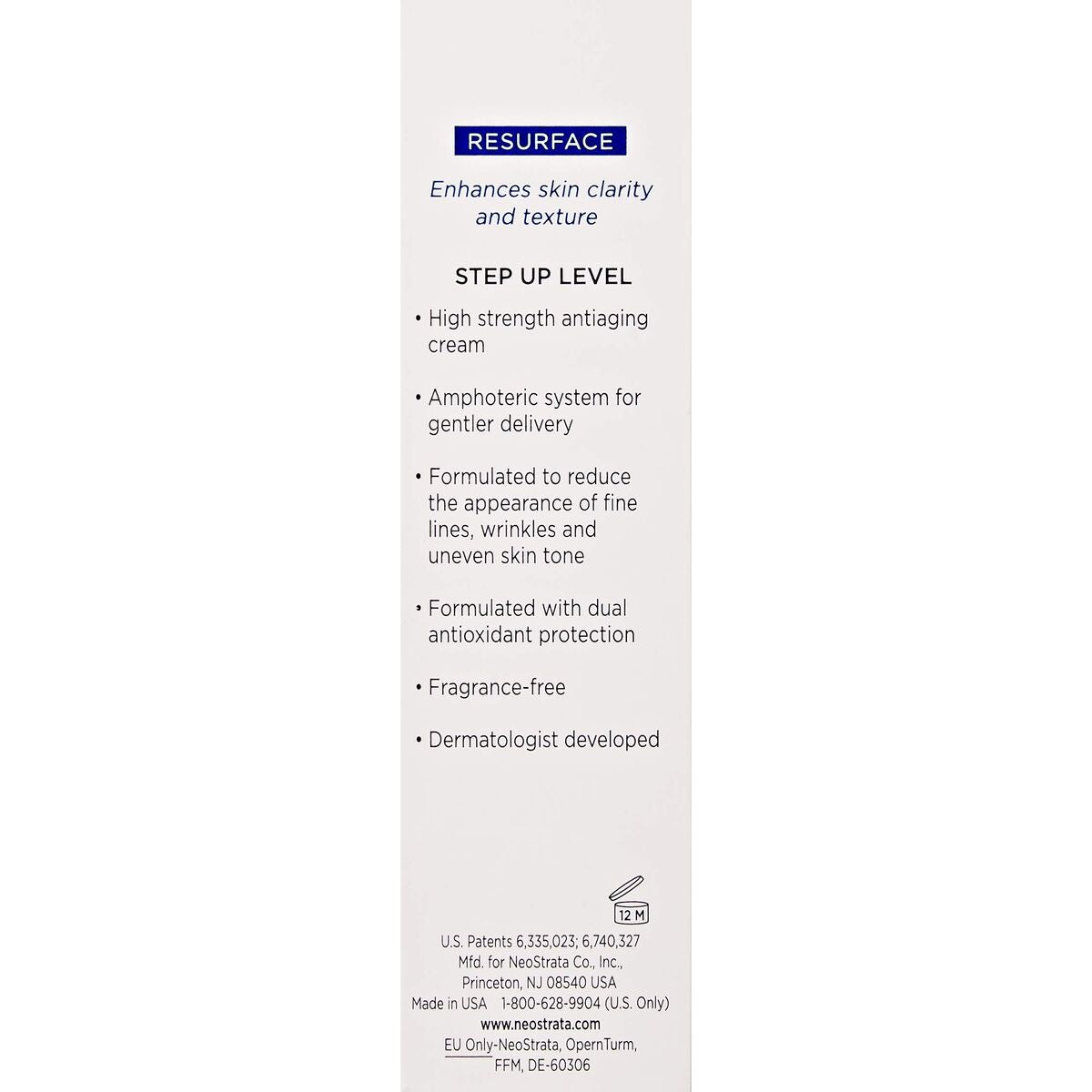 Ansigtscreme Neostrata RESURFACE 30 ml hudplejeemballage