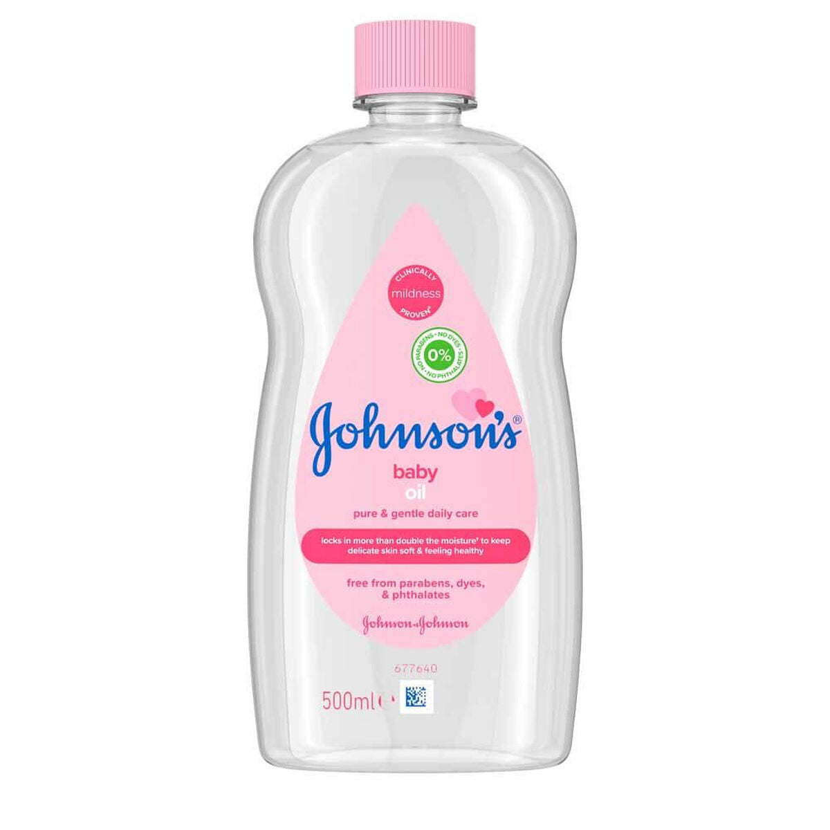 Body Oil Johnson's Baby 500 ml produktemballage