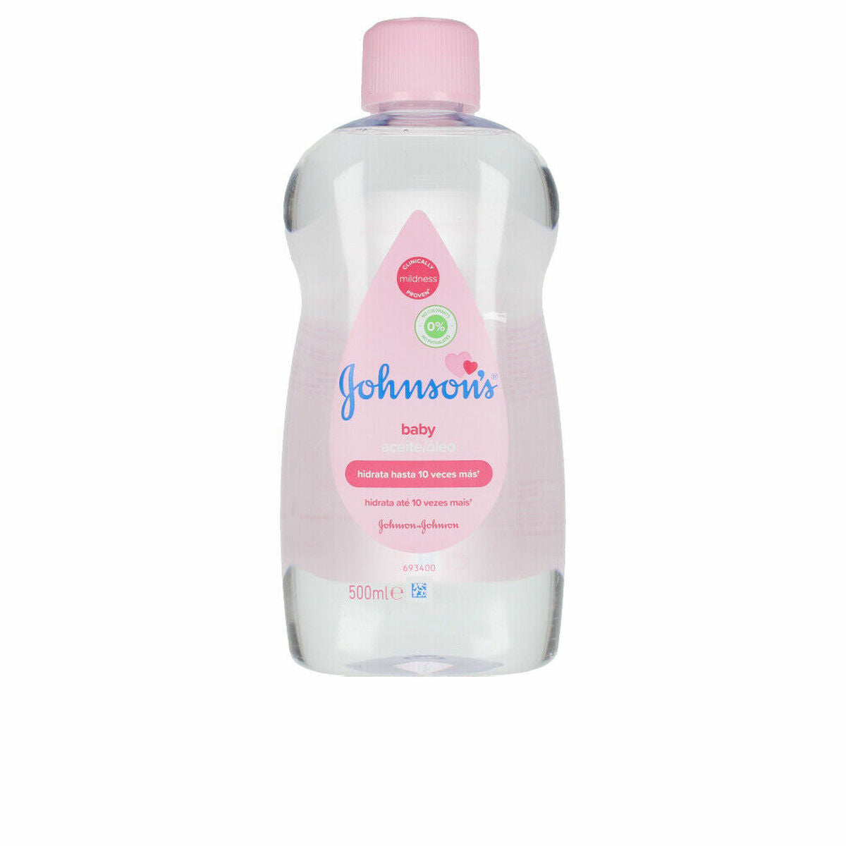 Body Oil Johnson's Baby 500 ml produktemballage