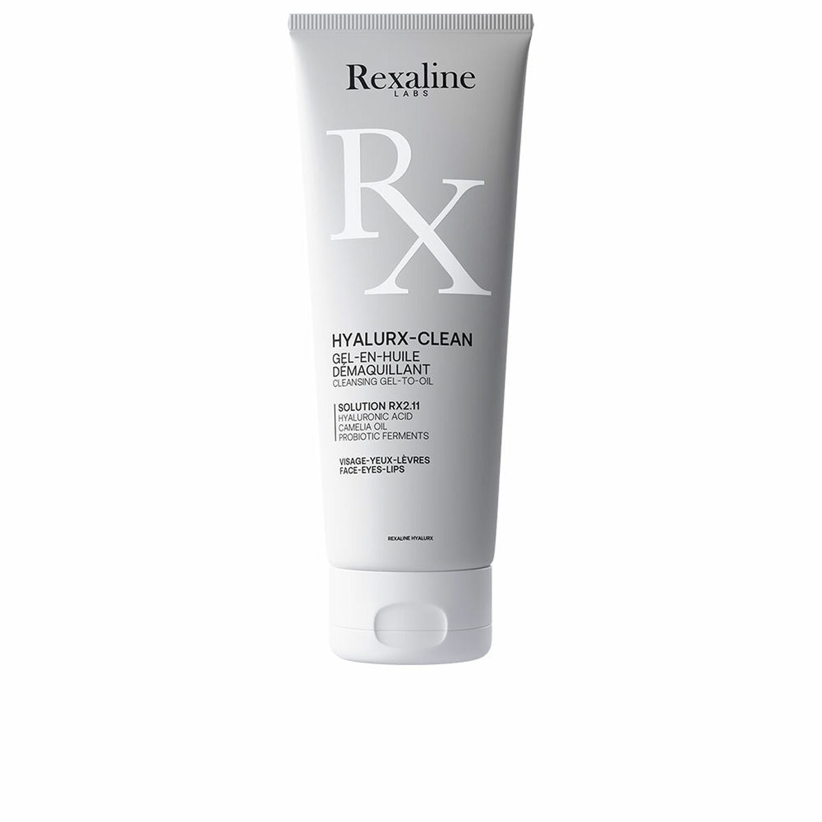 Make-up Remover Oil Rexaline HYALURX 125 ml produktemballage