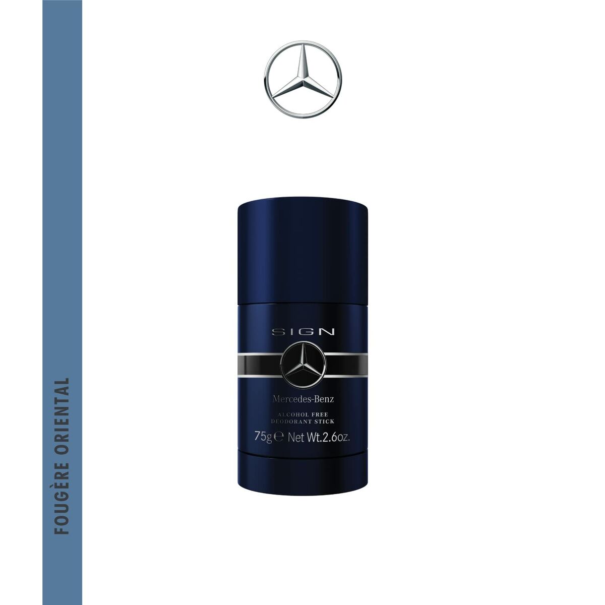 Deodorant Mercedes Benz Sign 75 g til mænd produktemballage