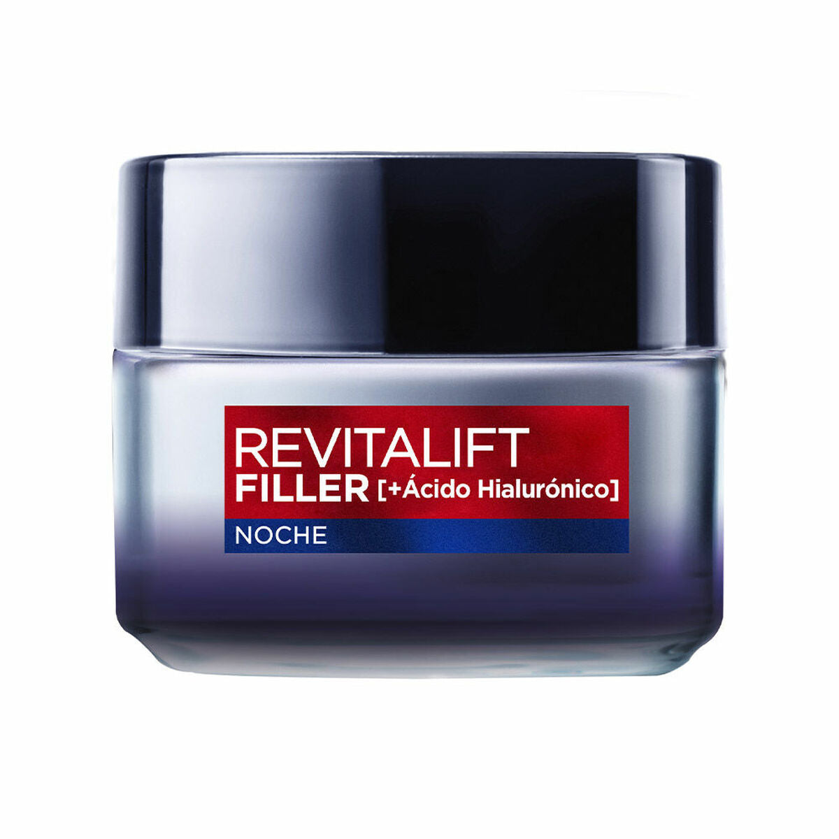 Natcreme L'Oreal Make Up Revitalift Filler 50 ml Med hyaluronsyre til kvinder hudpleje emballage