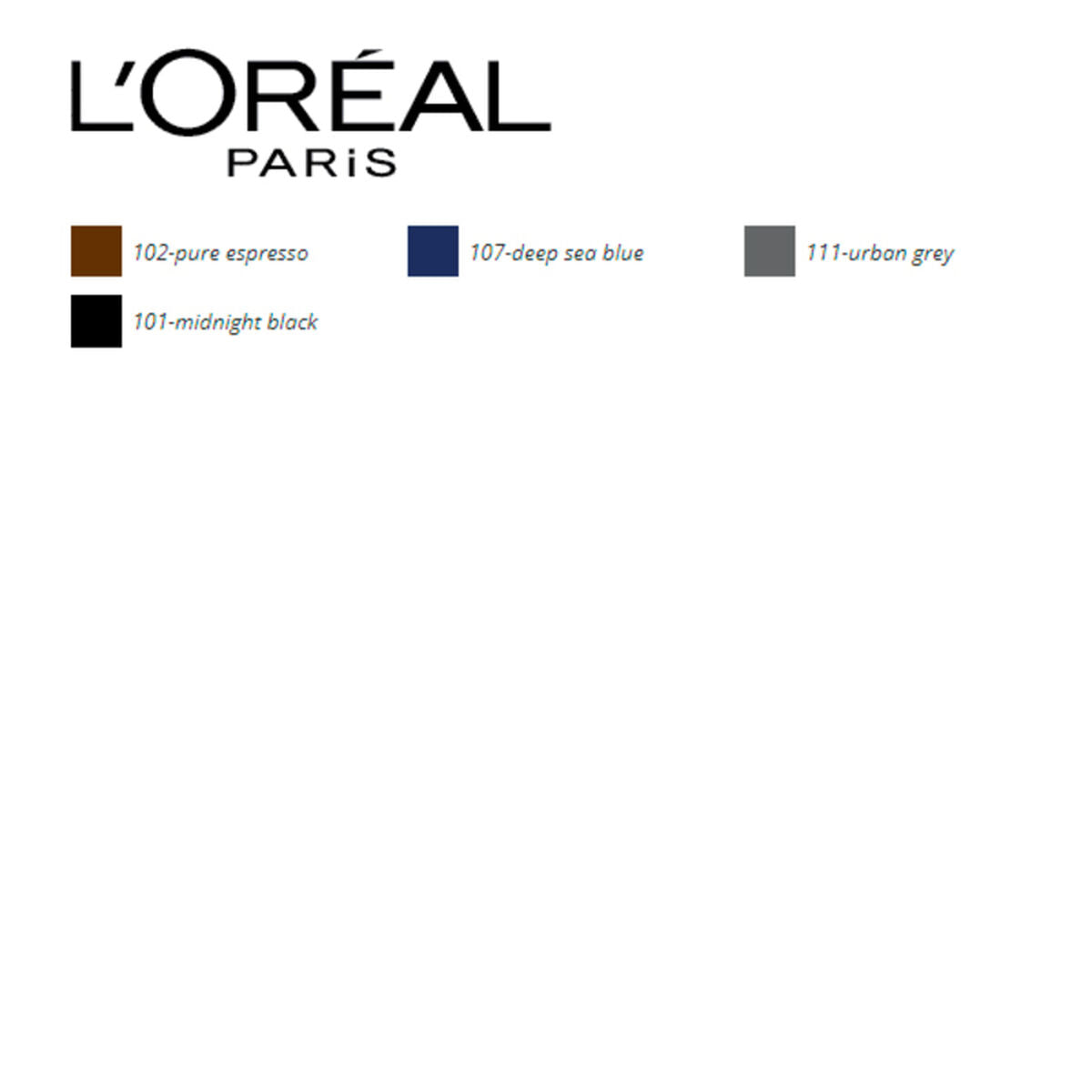 Øjenblyant Le Khol L'Oreal Make Up (3 g) 1,2 g produktemballage