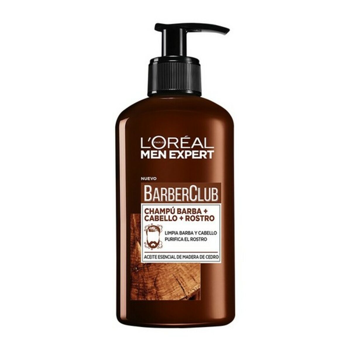 Skægshampoo L'Oreal Make Up A9398200 200 ml shampooflaske