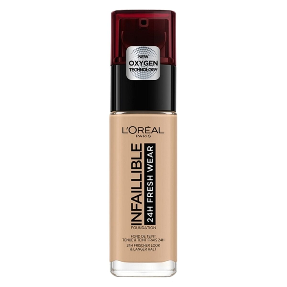 Creme Make-up Base L'Oreal Make Up Infaillible Nº 235-Miel Spf 25 30 ml produktemballage